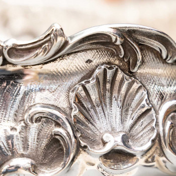 Goldsmith: J.B. FRANCOIS - Important 19th century solid silver planter