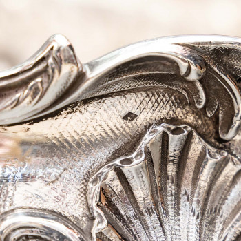 Goldsmith: J.B. FRANCOIS - Important 19th century solid silver planter