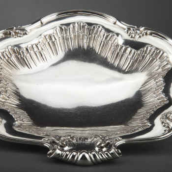Silversmith Bointaburet - Pair of solid silver displays from the late 19th