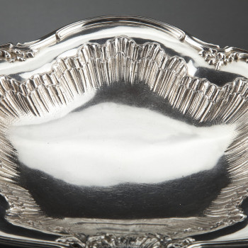 Silversmith Bointaburet - Pair of solid silver displays from the late 19th