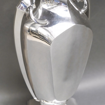 Silversmith BOULENGER - ART DECO solid silver vase circa 1925/1930