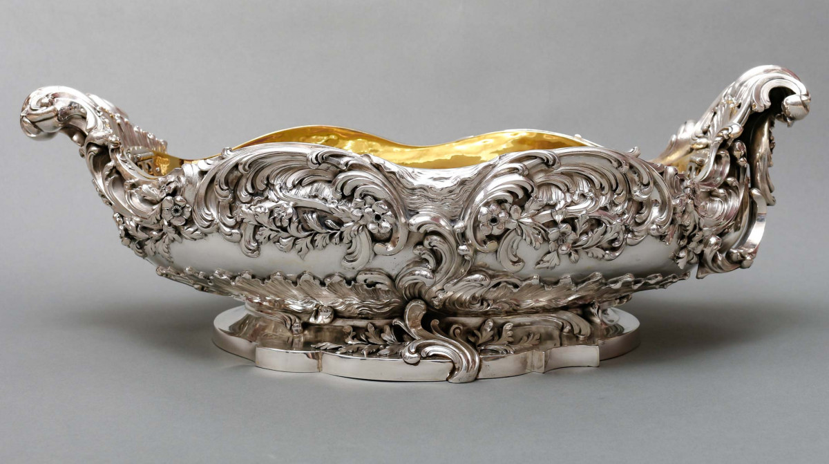 TIFFANY & Co – Important 19th century solid silver planter