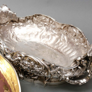 TIFFANY & Co – Important 19th century solid silver planter