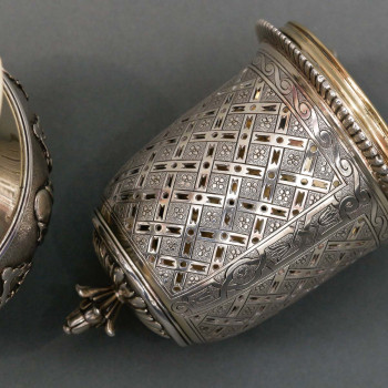 A.AUCOC – Solid silver sprinkler 19th century circa 1880