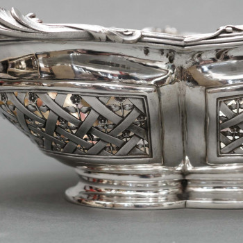 CARDEILHAC - 19th century solid silver fruit basket