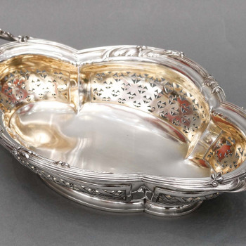 CARDEILHAC - 19th century solid silver fruit basket