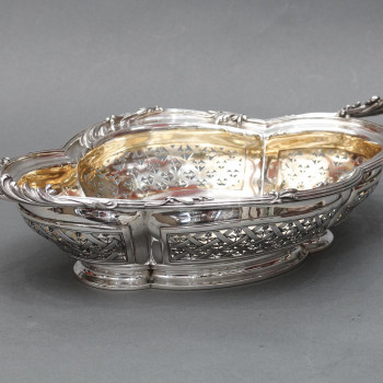 CARDEILHAC - 19th century solid silver fruit basket