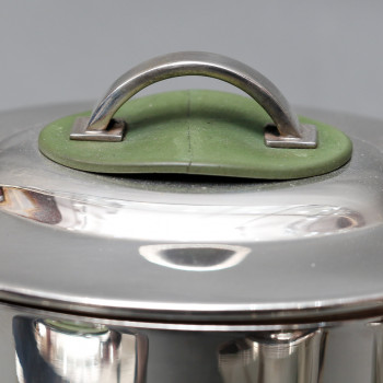 C. FJERDINGSTAD - Service the/café moderniste en argent massif Circa 1950