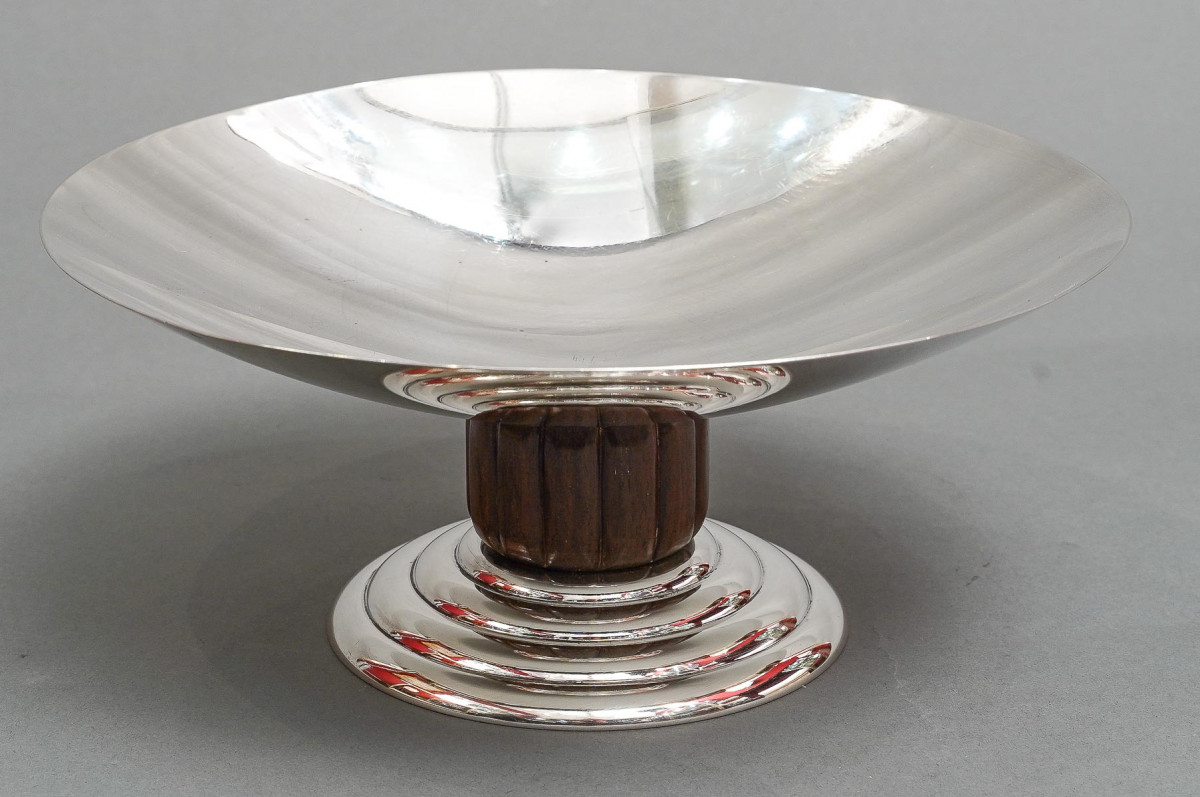 Jean E. PUIFORCAT – Large Cup in solid silver – ART DECO period