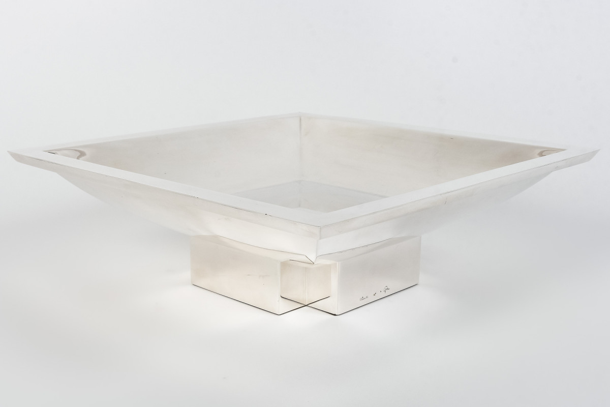 D. GARRIDO – SQUARE CENTERPIECE IN STERLING SILVER 20th