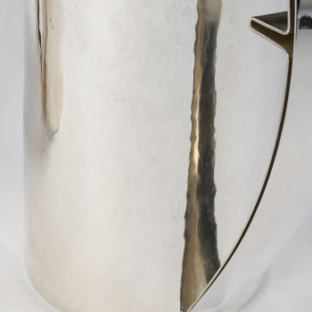 GOLDSMITH: CARLO SCARPA - TWO 20TH CENTURY SOLID SILVER PITCHERS