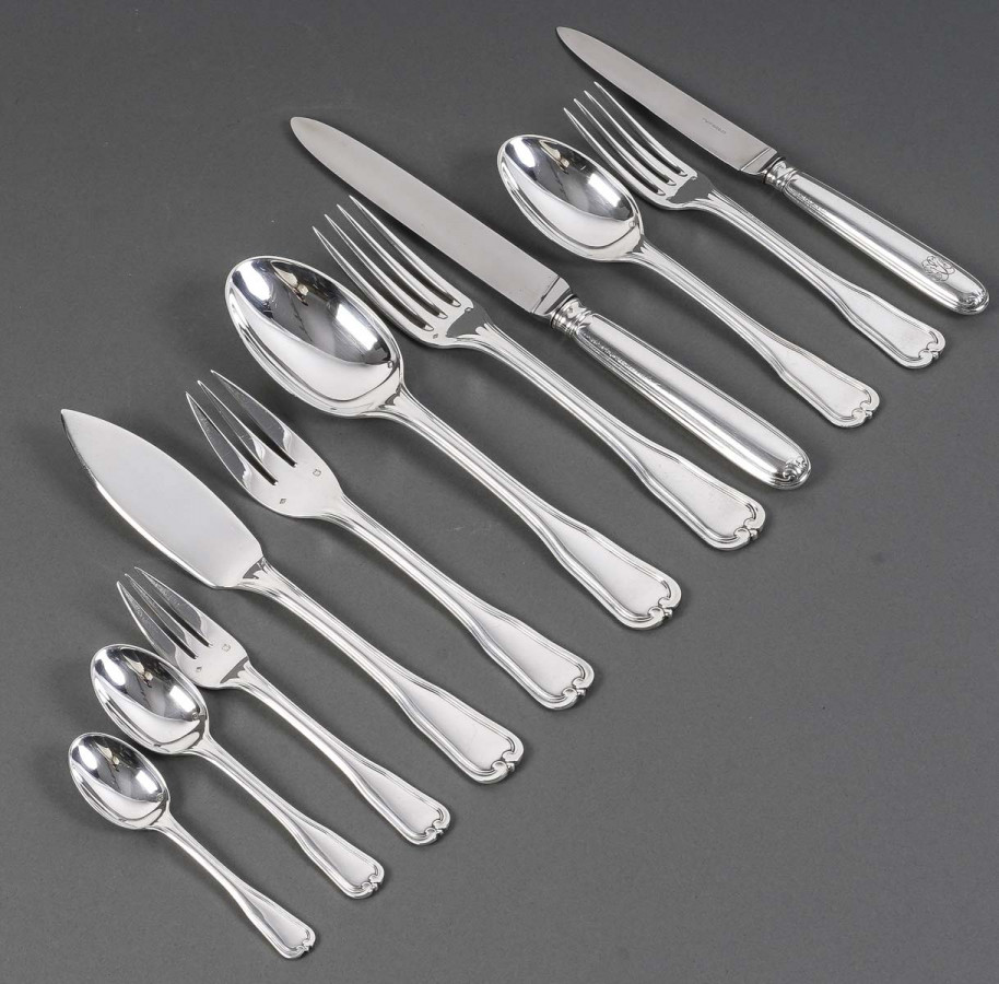 PUIFORCAT - Flatware 141 Pieces "CHOISEUL Model