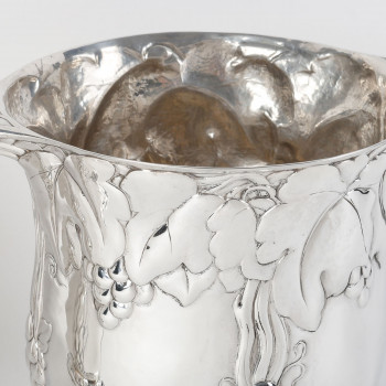 JEAN SERRIERE - Pair of Silver Coolers circa 1900