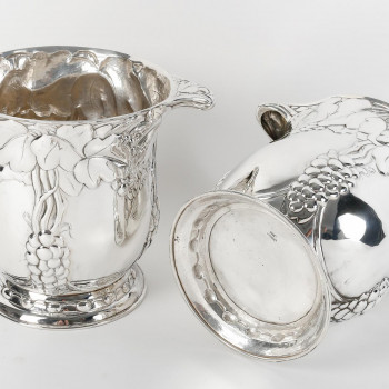 JEAN SERRIERE - Pair of Silver Coolers circa 1900
