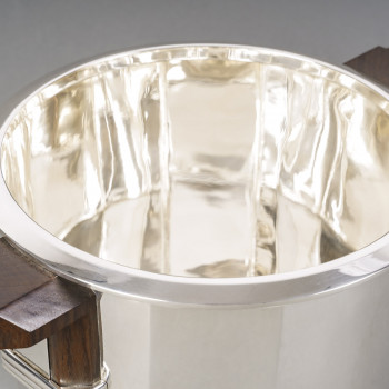 PUIFORCAT – ART DECO solid silver Champagne bucket