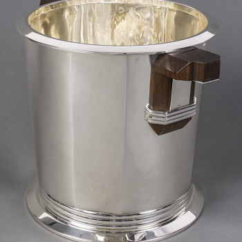 PUIFORCAT – ART DECO solid silver Champagne bucket