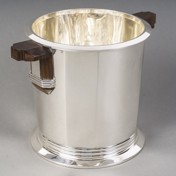 PUIFORCAT – ART DECO solid silver Champagne bucket