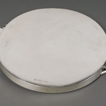 Georg Jensen – Hammered solid silver tray Circa 1925/1932