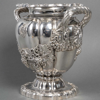 CHARLES NICOLAS ODIOT – Silver cooler from the Charles X period circa 1818/1838