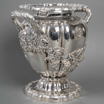 CHARLES NICOLAS ODIOT – Silver cooler from the Charles X period circa 1818/1838