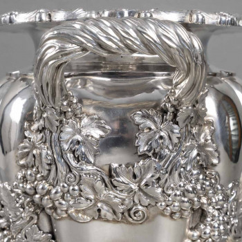 CHARLES NICOLAS ODIOT – Silver cooler from the Charles X period circa 1818/1838