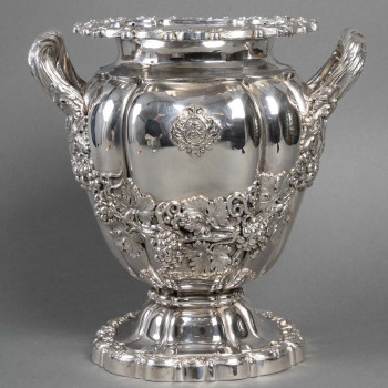 CHARLES NICOLAS ODIOT – Silver cooler from the Charles X period circa 1818/1838