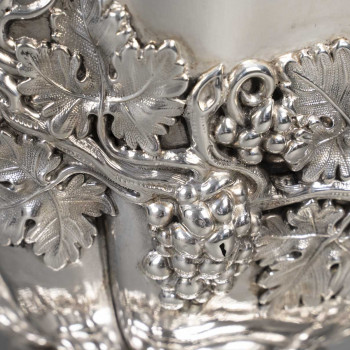 CHARLES NICOLAS ODIOT – Silver cooler from the Charles X period circa 1818/1838