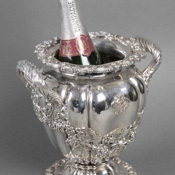 CHARLES NICOLAS ODIOT – Silver cooler from the Charles X period circa 1818/1838