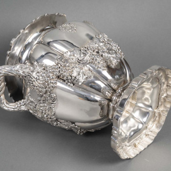 CHARLES NICOLAS ODIOT – Silver cooler from the Charles X period circa 1818/1838