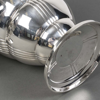 Ravinet d'Enfert - Pair of solid silver vases ARTDECO period