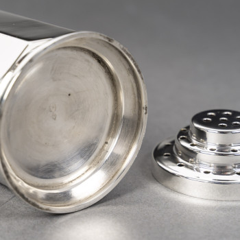 OLIER & CARON silver sugar caster ARTDECO Period 1930