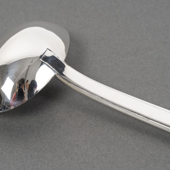 CARDEILHAC – ART DECO silver sauce spoon circa 1930