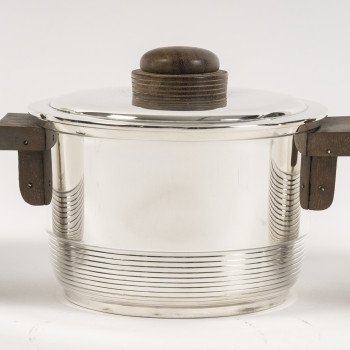 Fouquet Lapar - 4-piece Art Deco solid silver tea and coffee set