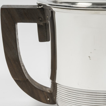 Fouquet Lapar - 4-piece Art Deco solid silver tea and coffee set