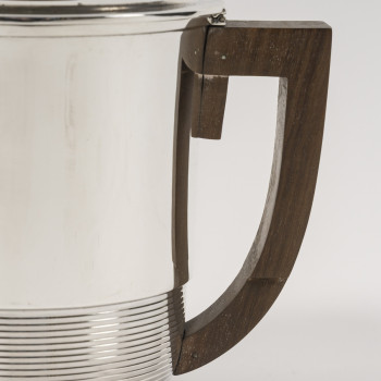 Fouquet Lapar - 4-piece Art Deco solid silver tea and coffee set