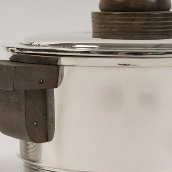 Fouquet Lapar - 4-piece Art Deco solid silver tea and coffee set