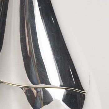 CHRISTOFLE – 21st century modernist solid silver box
