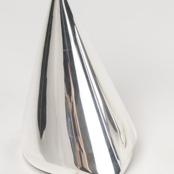 CHRISTOFLE – 21st century modernist solid silver box