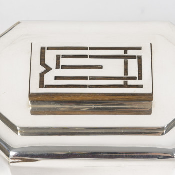 JEAN E. PUIFORCAT - Service THE/CAFE 4 pièces Argent XXe – ART DECO