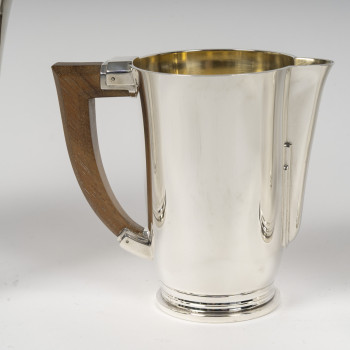 CARDEILHAC – Service  thé/Café 4 Pièces en argent massif XXè ART DECO