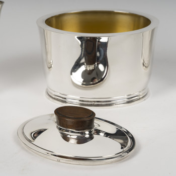 CARDEILHAC – Service  thé/Café 4 Pièces en argent massif XXè ART DECO