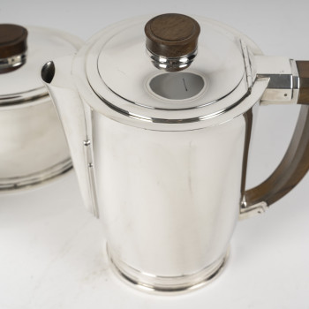 CARDEILHAC – Service  thé/Café 4 Pièces en argent massif XXè ART DECO
