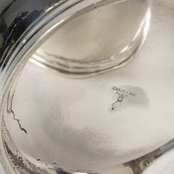 CARDEILHAC – Service  thé/Café 4 Pièces en argent massif XXè ART DECO