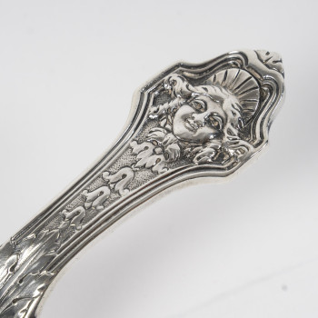 CARDEILHAC – Late 19th century solid silver hand-held candlestick