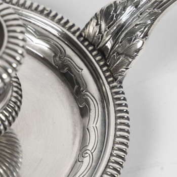 CARDEILHAC – Late 19th century solid silver hand-held candlestick