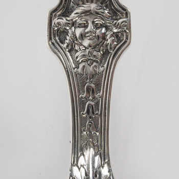 CARDEILHAC – Late 19th century solid silver hand-held candlestick