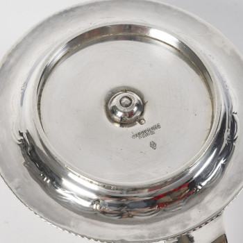 CARDEILHAC – Late 19th century solid silver hand-held candlestick