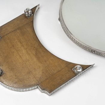 ODIOT – Three-piece silver centerpiece – Late 19th century