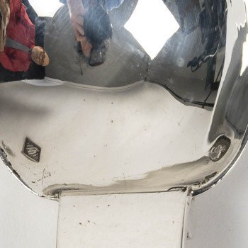 2 cuillers à moka en argent massif d’époque Art Déco