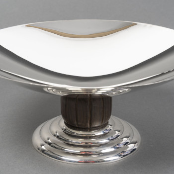 JEAN PUIFORCAT - Solid silver centerpiece ART DECO period circa 1930
